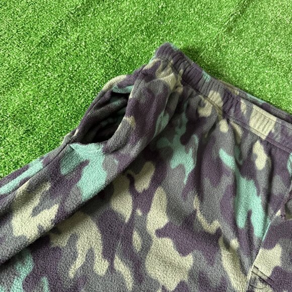 Fruit of the Loom Camo Green Fleece Pockets Loungewear Pajama Pants Big Size 2XL - Picture 7 of 12